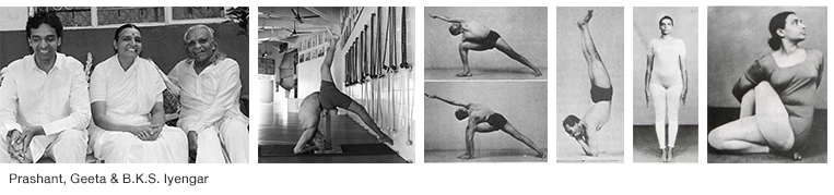 BKS Iyengar, Prashant, Geeta & asana Yoga
